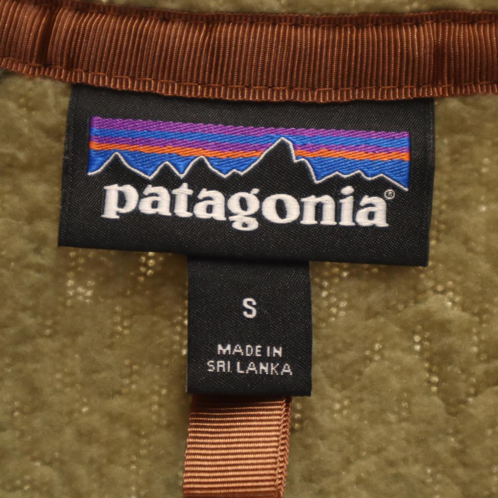 Patagonia 19AW Retro Pile dzseki S khaki gyapjúdzseki 22801FA19 Férfi használt