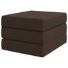Folding Sofa Bed 75 x 63 x 45 cm Taupe