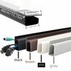 40cm Kabelmanagement unter dem Schreibtisch J-Kanal-Kabelkanal mit doppelseitigem Klebeband Kabel-Organizer-Schale für Schreibtisch Kein Bohren Kabelverstecker
