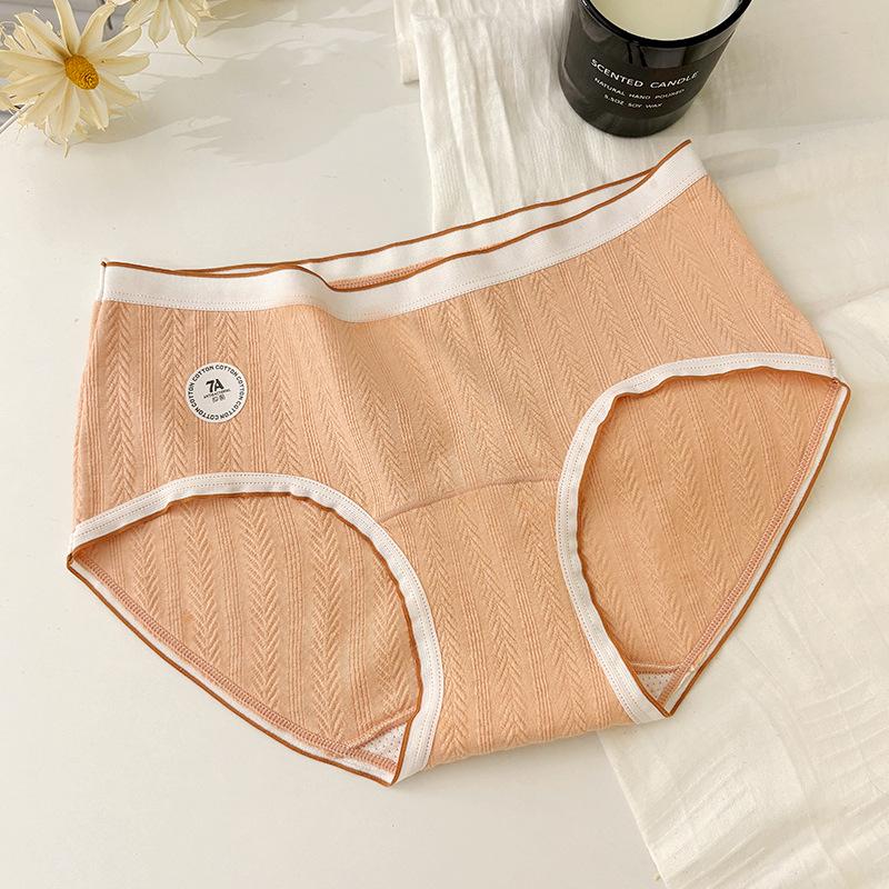 

Нижнее белье Женские трусики-трусы из хлопка с антибактериальным эффектом, удлиненные, для девочек, бесшовные, с треугольными чашечками и средней талией XL