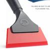 Car Film Application Tool: Soft Plastic Scraper for Film Installation and Water Removal.