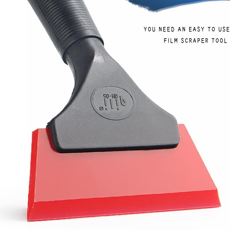 Car Film Application Tool: Soft Plastic Scraper for Film Installation and Water Removal.