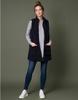 Baby Carrier Compatible Maternity Navy L [Serafin] Coat, Coat, Women's SB-122 (UK12)
