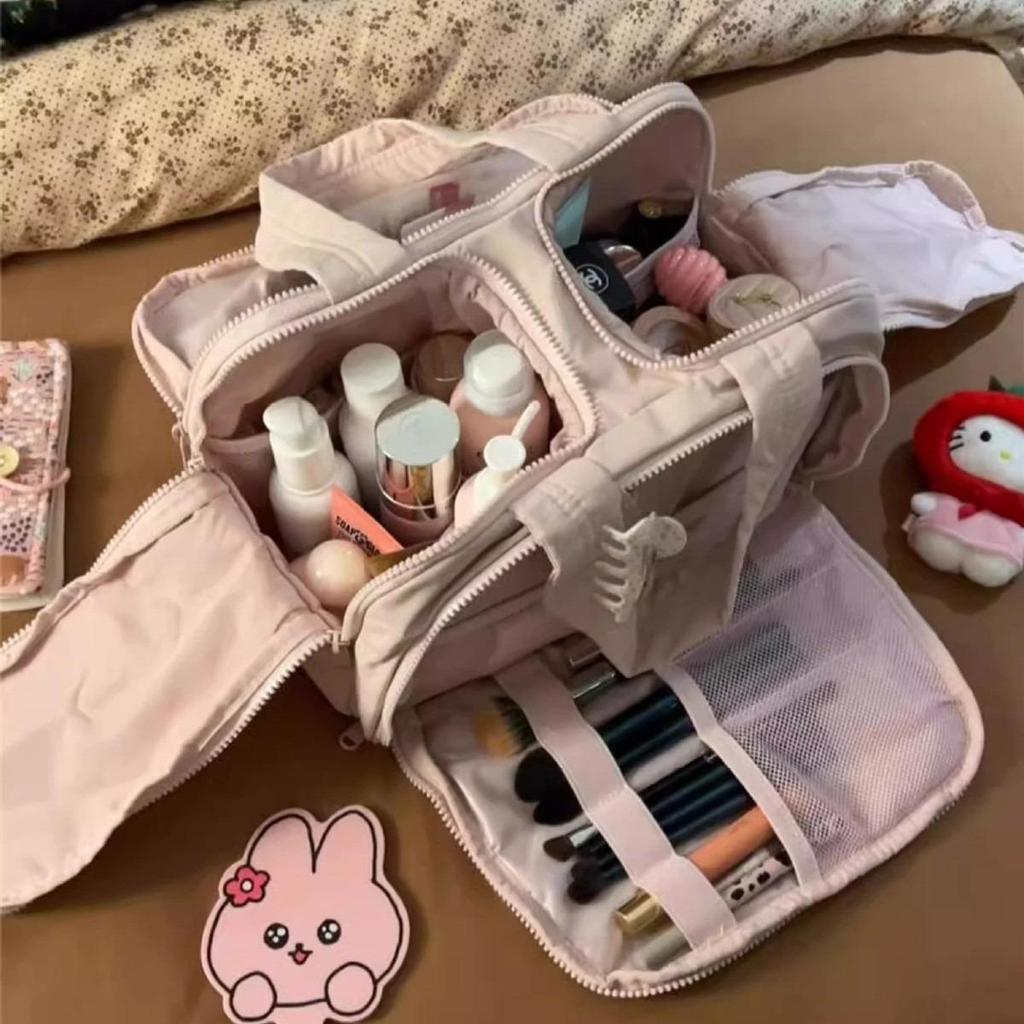 Fluffy Women's Makeup and Toiletry Travel Bag - Compartmentalized, Portable Design