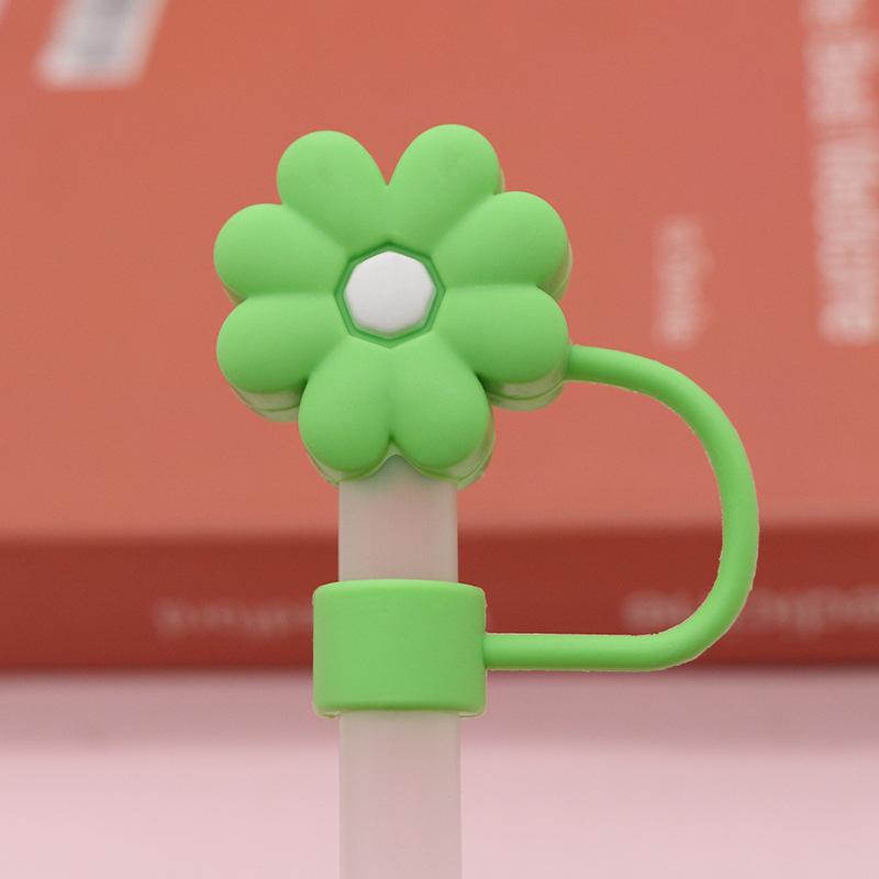 Stanley Water Bottle Silicone Straw Cover with Dust Plug - 10mm Bow Design