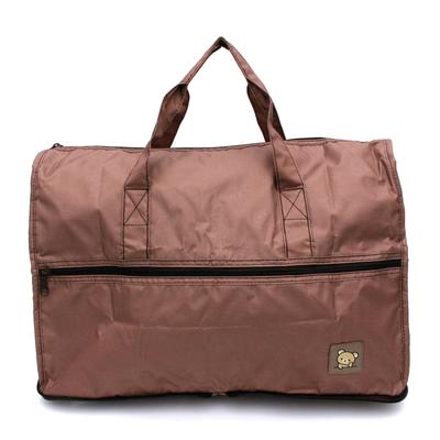 [Travel Collection] Foldable Boston Bag (Medium) Carry-On, TRC0402 RK37 New Basic 2 Brown