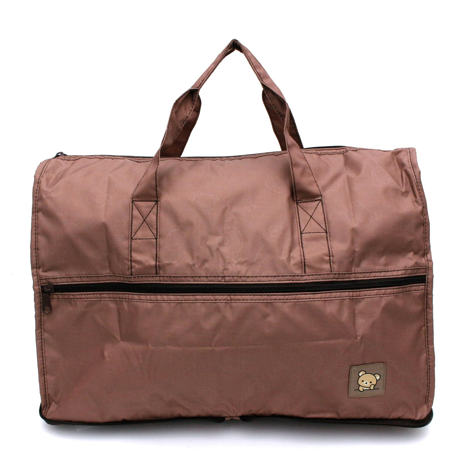 

Foldable Boston Bag TRC0402 RK37 New Basic 2 Brown [Travel Collection] (Medium) Carry-On Compatible,