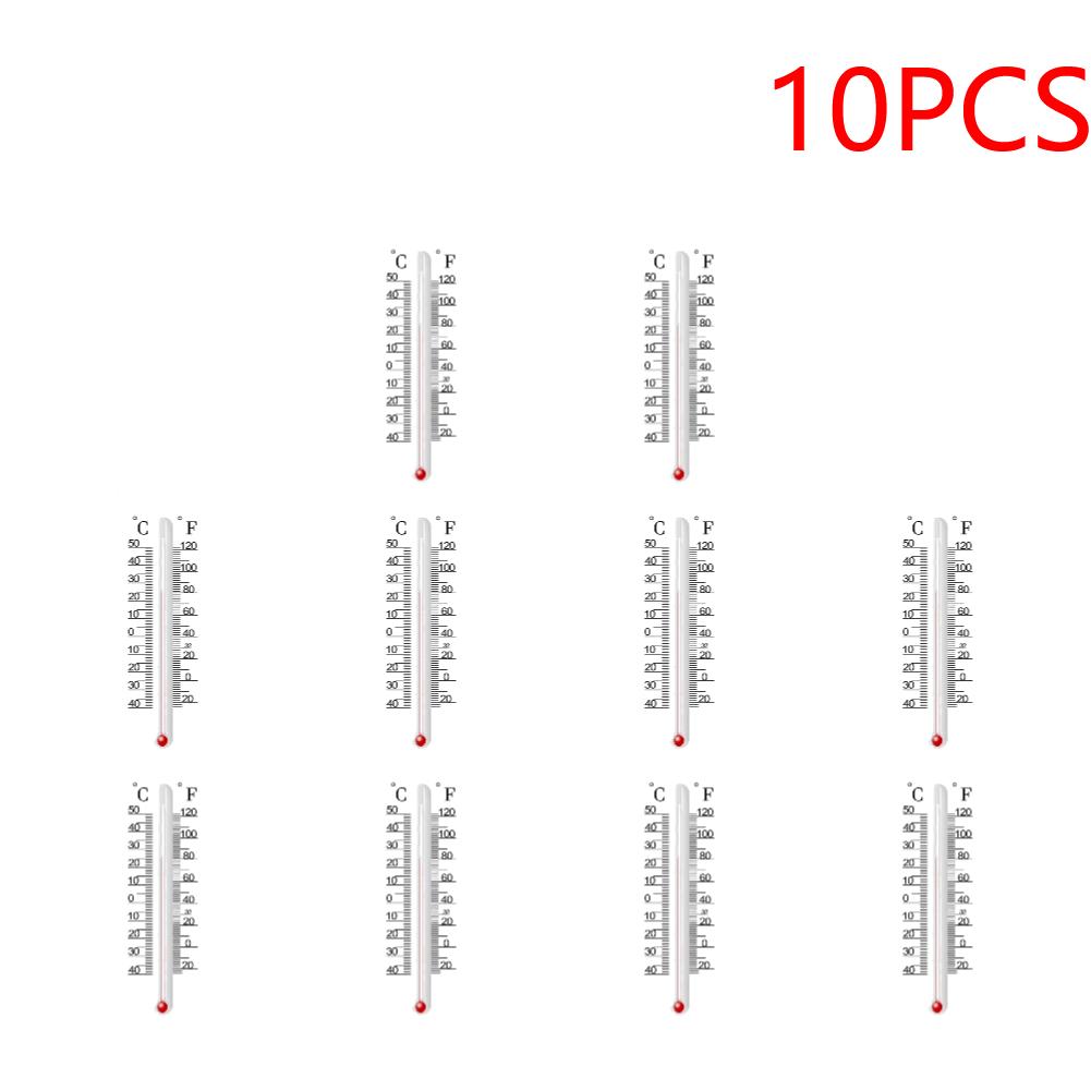2-10PCS Multifunctional Thermometer Wall Hanging Thermometer Meter Garage Small Valuables Key Storage Measurement Tool for Home