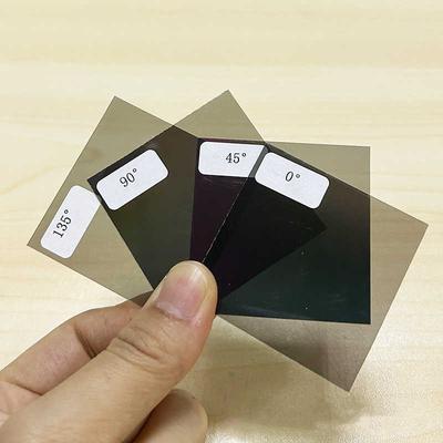 4Pieces Polarizing Film0/45/90/135 Degree Angle Test Tool For LCD/LED Screen Blank Screen Screen Repair Camera Accessories