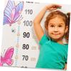 Butterfly Growth Chart Wall Decal, Self-Adhesive Waterproof Height Measurement Sticker for Kids Room, Nursery Wall Decor for Boys and Girls