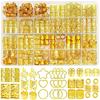 260 Piece Set, Wig Accessories, Braids, Hair Accessories, Gold Dirty Braids, Hair Extensions, Personalized Trendy Accessories
