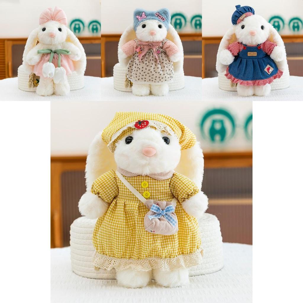 Rabbit Plush Toy With Dress For Kids Gift And Collectors