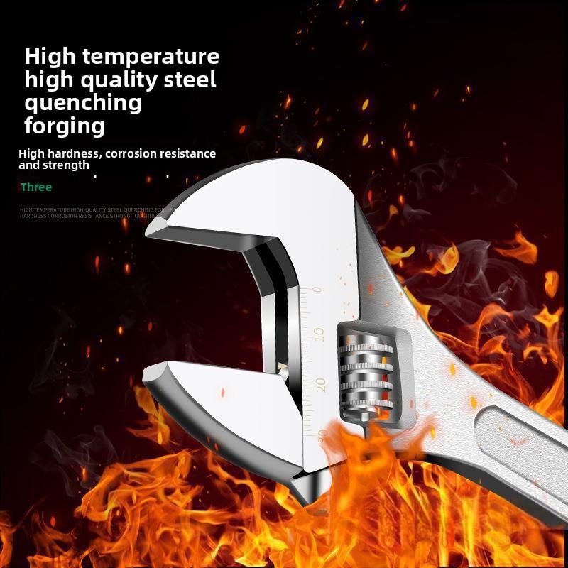 Verstellbarer Schraubenschlüssel Werkzeug Daquan Live-Schraubenschlüssel Rohrzange Große Öffnung Rohrzange Explosionsgeschützt Kleiner Schraubenschlüssel Live-Schraubenschlüssel