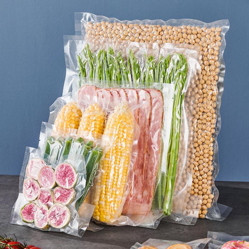Food Vacuum Storage Bags Food Grade Safe Heavy Duty Vacuum Sealer Bags for Sous Vide Meat Vegetable Fruit Kitchen Freezer Storage