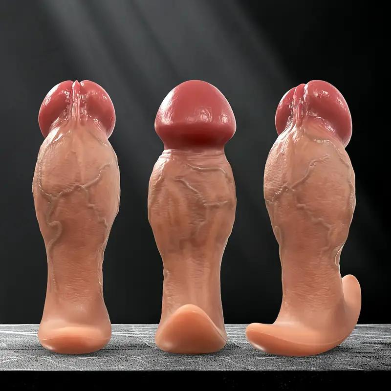 Realistic Big Glans Wearable Dildo Panty - Soft Liquid Silicone G-String Toy for Women & Couples, Hands-Free Pleasure, Durable & Sexy Design
