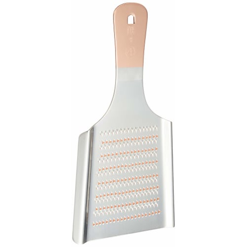 Shinko Metal (Sinkoukinzoku) Hogdseirrs Shinko Metal Pure Copper Handmade Double-Sided Grater, Size 4, Shinkodo Onkochishin 0-4 Bronze, Product Dimens