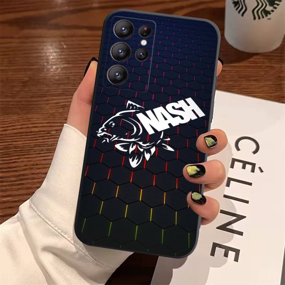N-Nash Fishing Cool Case For Samsung Galaxy Case S25 S23 S22 S21 S30 S20 S10 Ultra Plus FE TPU Soft Cover