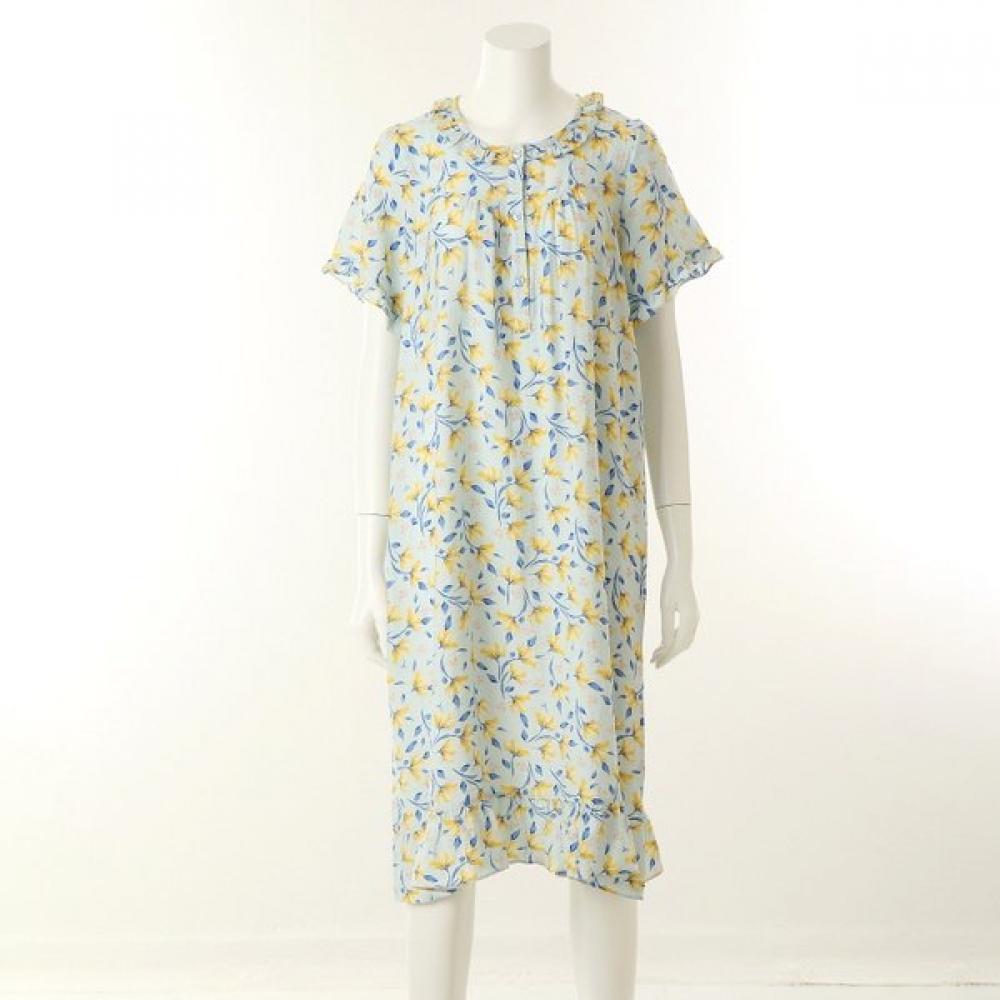 Venus Summer Short Sleeve Dress With Flower Print Vev3935l