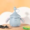 Leakproof Baby Silicone Feeding Cup Cartoon Shape Drinking Cups with Straws  Baby Feeding