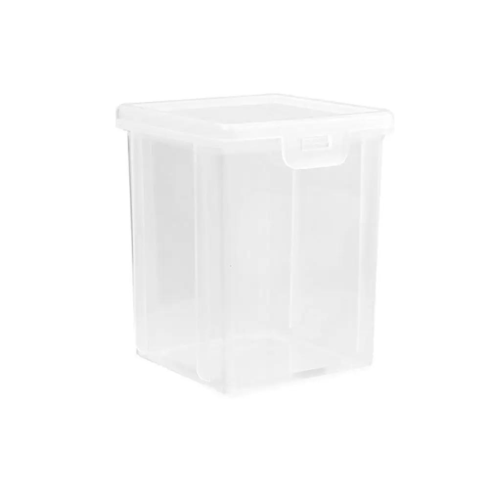 Kitchen Storage Box Cereals Moisture-proof Sealed  Lid Stackable Plastic Storage Bottle Home Refrigerator Airtight Tank