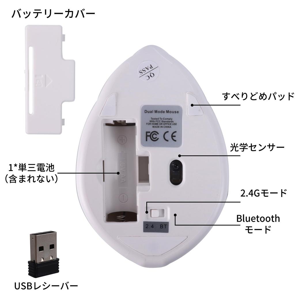 Wireless Mouse with a Moe Hamster Animal Dual Quiet USB Compatible with and MacBooks Appearance, Soundless, Modes, Operation, Receiver, Energy-Saving,