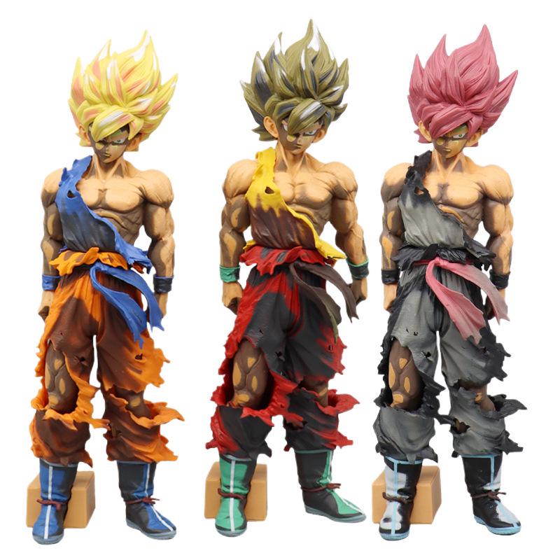 Manga Battle-Damaged Goku Figurine - Large Dragon Ball Home & Car Ornament