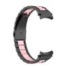 Three Steel Belts Breathable Strap For  Galaxy Watch4 Watch5 Smart Watch, Fashion Watch Strap