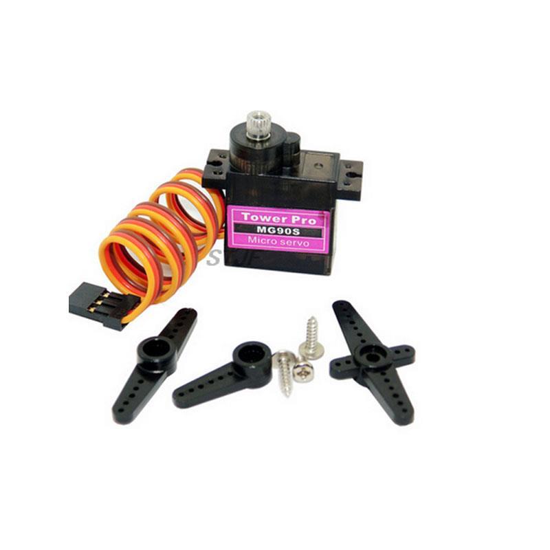 SG90 MG90S Servo Metal Gear for Model Helicopter Boat For Arduino Toy Airplane Fixed Wing Helicopter Aircraft Models 90 180 360