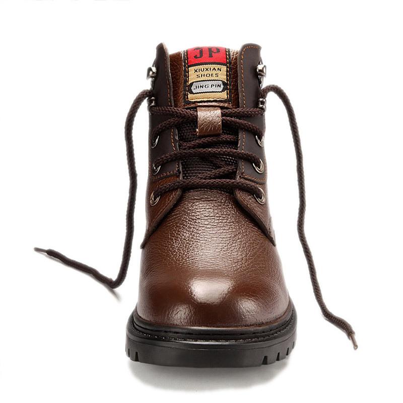 Winter New Cotton Shoes Men's Casual Chelsea Boots Plus Velvet Warm Plus Fur Snow Boots M830