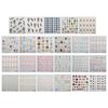 Embossed Cartoon Nail Art Stickers Decals Self-Adhesive Floral Nail Supplies Nail Art Design Decoration Accessories