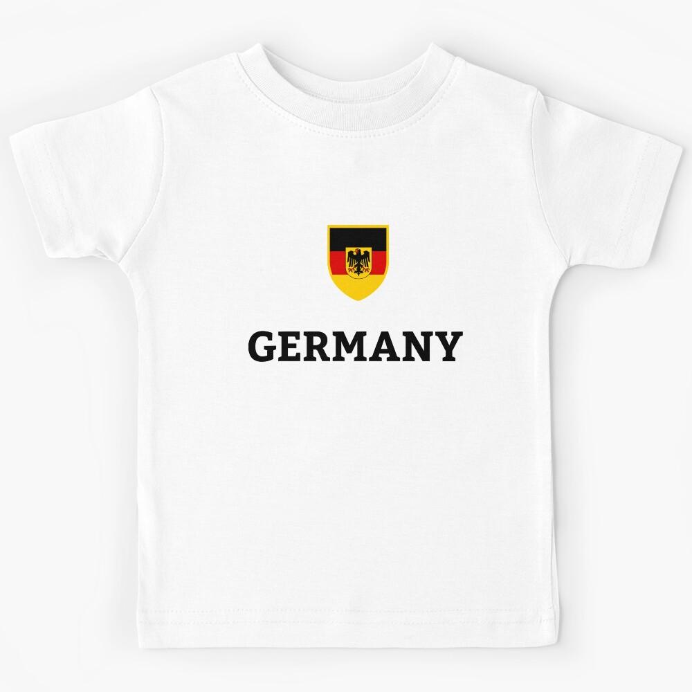 Germany German Football Soccer Flag Kids T-Shirt 130