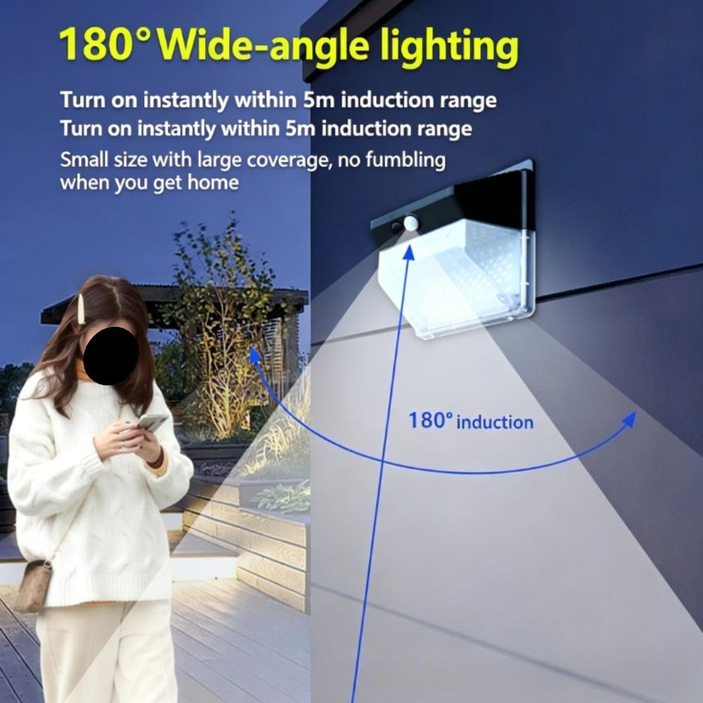 Solar Light Human Body Induction Landscape Garden Lights Fence Outdoor Garden Led Flood Light Street Lights