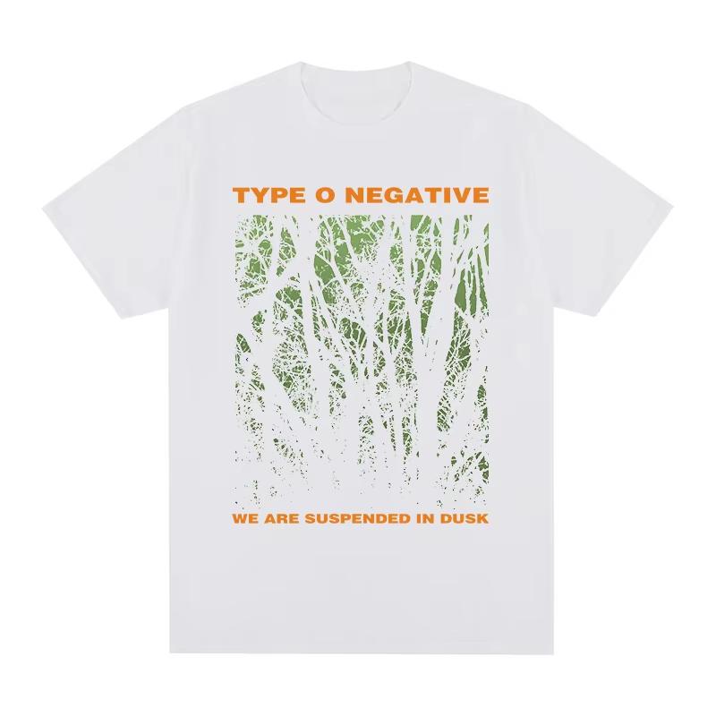 Men's & Women's New Vintage T‑Shirt with Type O Negative Suspended In Dusk Essential Rock Band Graphic Print Women And Men T-shirt