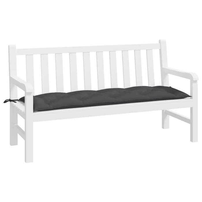 VidaXL Garden Bench Cushion Anthracite 150x50x7 Cm Oxford Fabric 314956