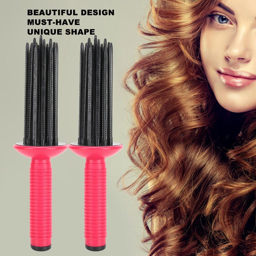 Hair Curler Hair Fluffy Curling Roll Comb Anti?Slip Curling Wand Hairstyling Tools