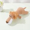 1/3Pcs Dog Plush Toy Animal Wolf Lion Elephant Design Dog Chew Toy with Squeaky Sounder Interactive Puppy Toy