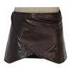 On Attack Titan Cosplay Unisex Faux Leather Miniskirts Apron Costume Ackerman