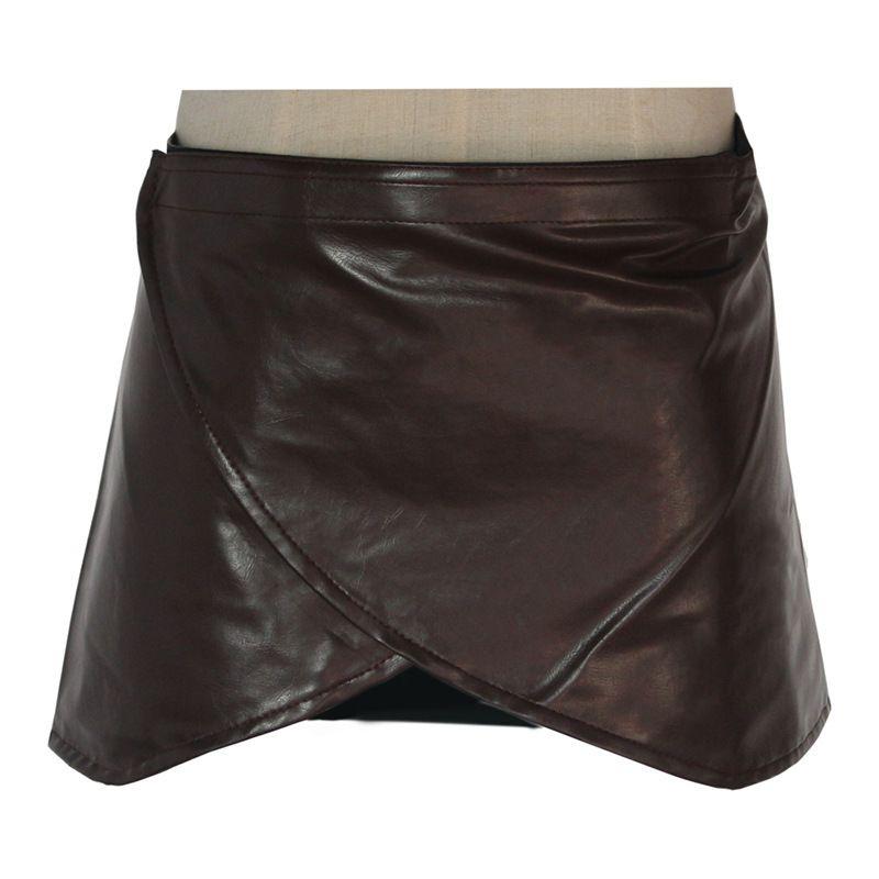 On Attack Titan Cosplay Unisex Faux Leather Miniskirts Apron Costume Ackerman