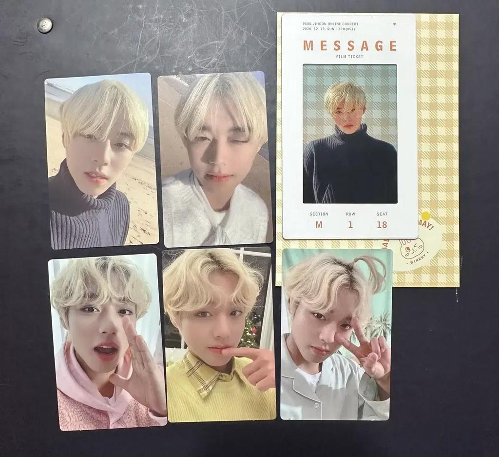 Park Ji-hoon Message Concert Mdi Pocket Used