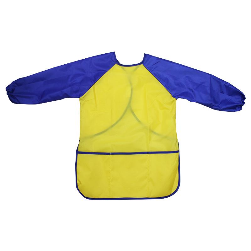 Children's Long-Sleeve Art Smock & Bib - Anti-Stain for Early Education and Kindergarten