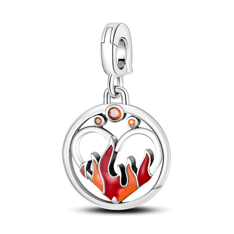 Mărgele Charm Pandantiv Noi din Argint Sterling 925 Linii Geometrice Se Potrivesc Brățării Originale DIY Pentru Confecționare Colier cu Pandantiv Femei