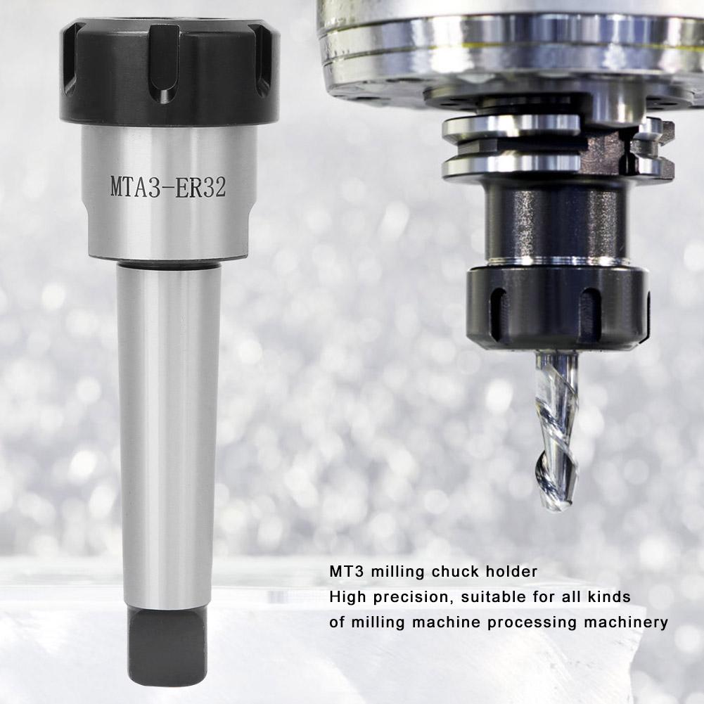 MTA3 Portsculă cu mandrină Morse Taper Oțel Carbon Piese CNC pentru Freză Strung M12MTA3ER32