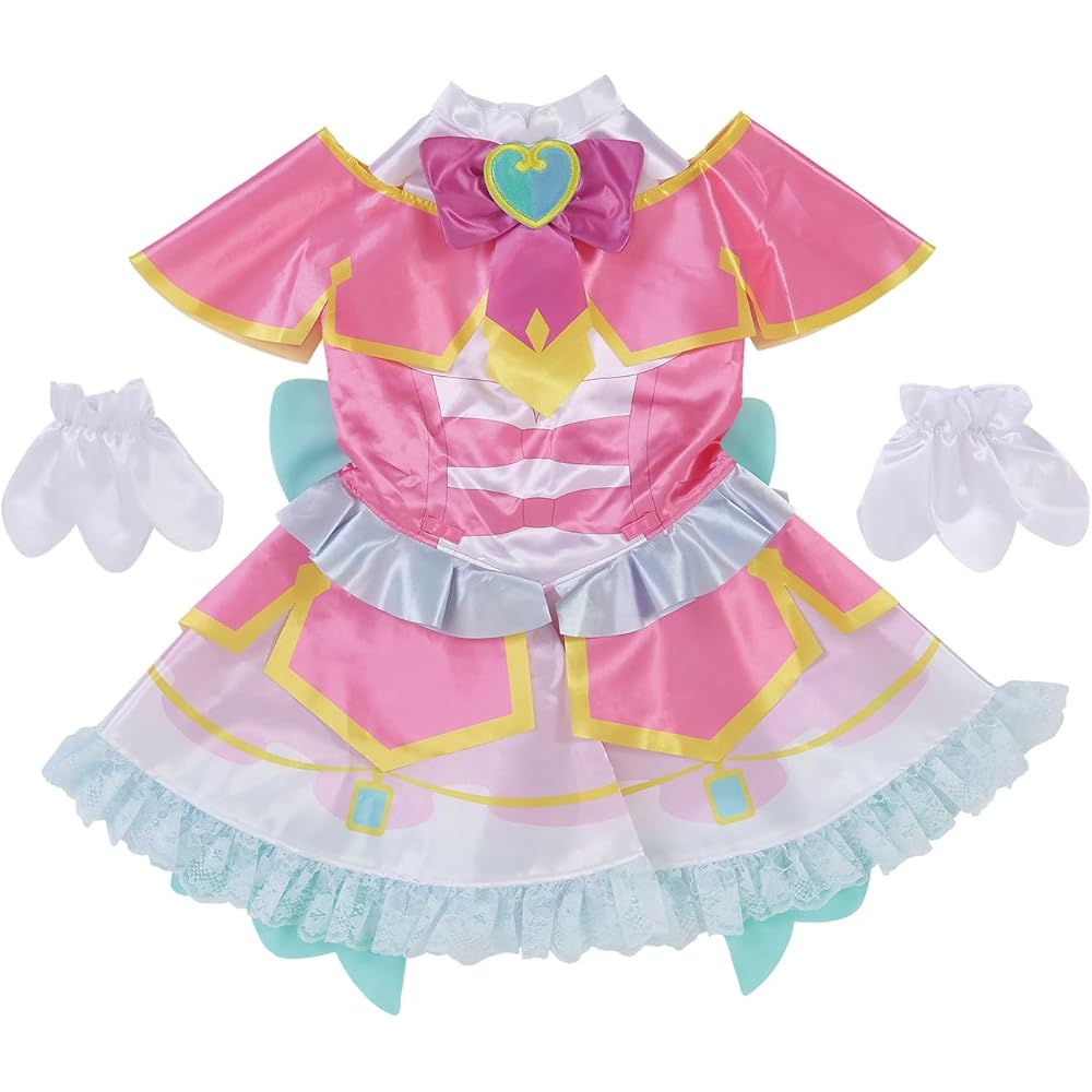 Bandai Precure Transformation Costume Cure Mystic Age 3 and Up Kids Dress-Up Outfit