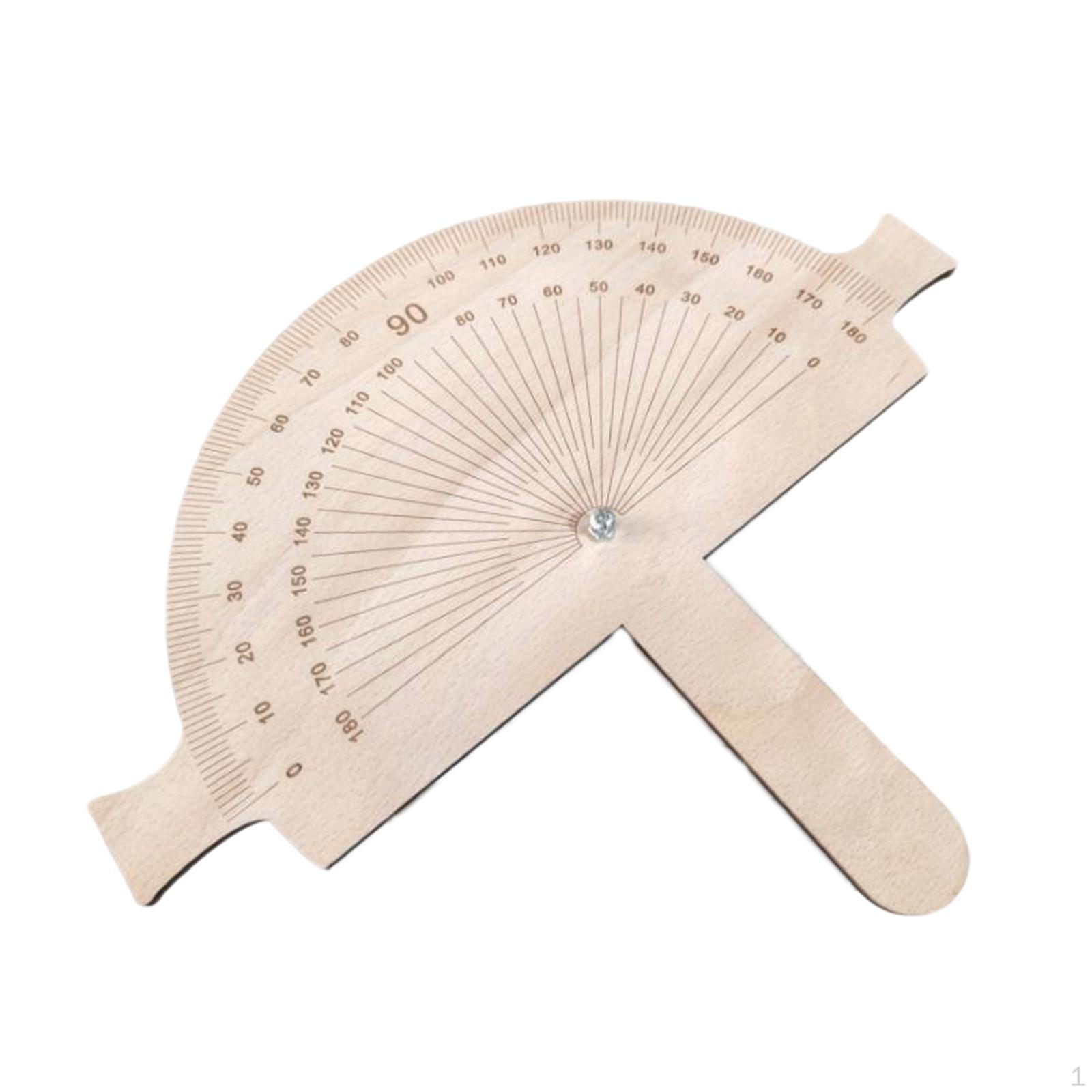Wooden Angle Ruler Gauge for Office Drawing Measurement Architectural