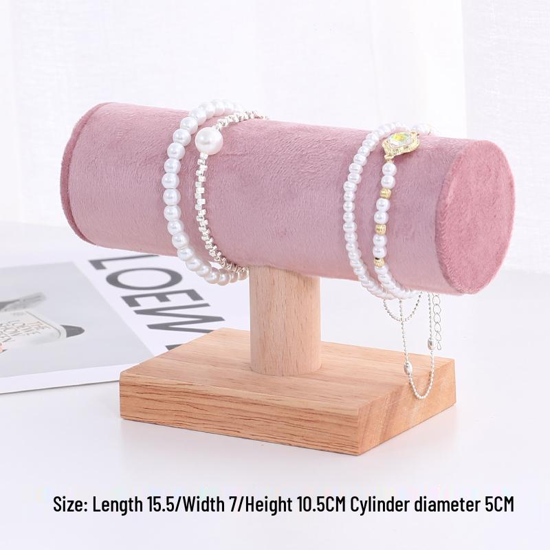 Solid Wood Bracelet & Jewelry Display Stand for Beaded and Crystal Bangles