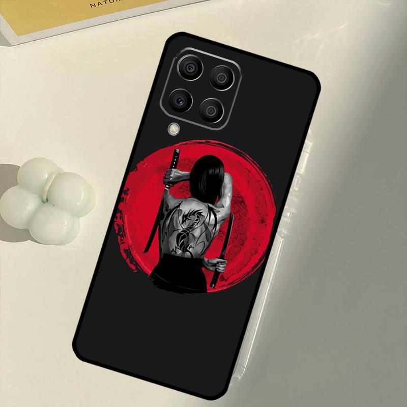 Anime Girl Samurai For Samsung Galaxy M31 M16 M11 M21 M13 M33 M35 M53 M55 M15 M14 M34 M54 M12 M32 M52 M06 Case