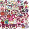 55 Sheets Lotso Toy Story Stickers – Popular Cartoon Characters, Self-Adhesive, Waterproof for Scrapbooking & Decoration