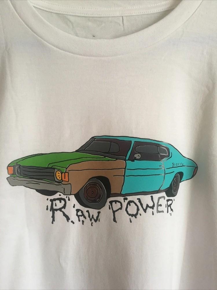 Белая унисекс футболка Raw Power Все размеры от S до 5XL CM173 Унисекс футболка XXL