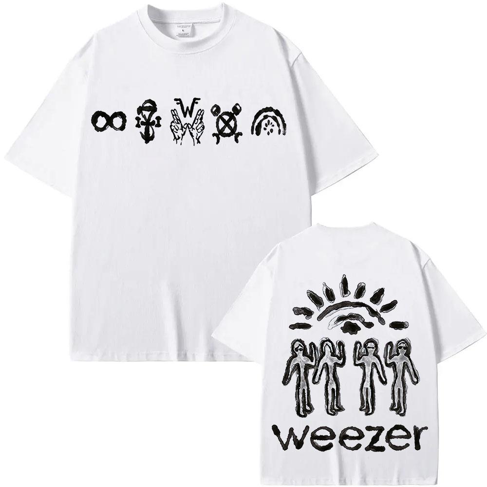 Weezer 2026 Nuovi Album Pre-Release T-shirt Cotone Tour della Band Stampa Grafica Magliette Moda Donna Uomo Casual Girocollo Top Estate