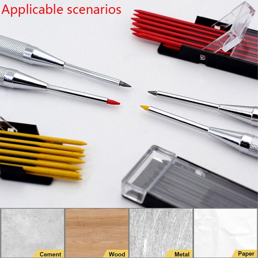 2.0mm Carpentry Pencil Metal Wood Marking Pencil Simple Carpenter Pencil Carpentry Tools